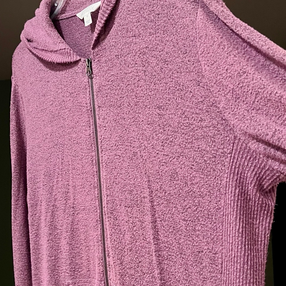 Stitch Fix Market & Spruce Women's Purple Hooded Sweater